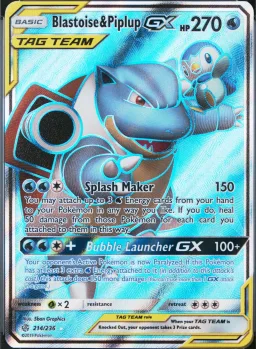 Blastoise & Piplup GX