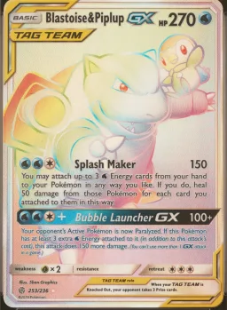 Blastoise & Piplup Gx