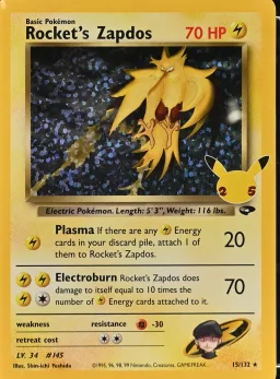 Rocket's Zapdos-Holo