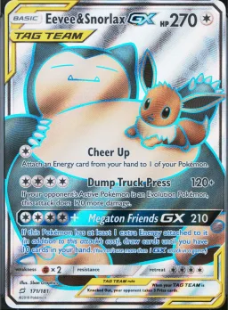 Eevee & Snorlax GX
