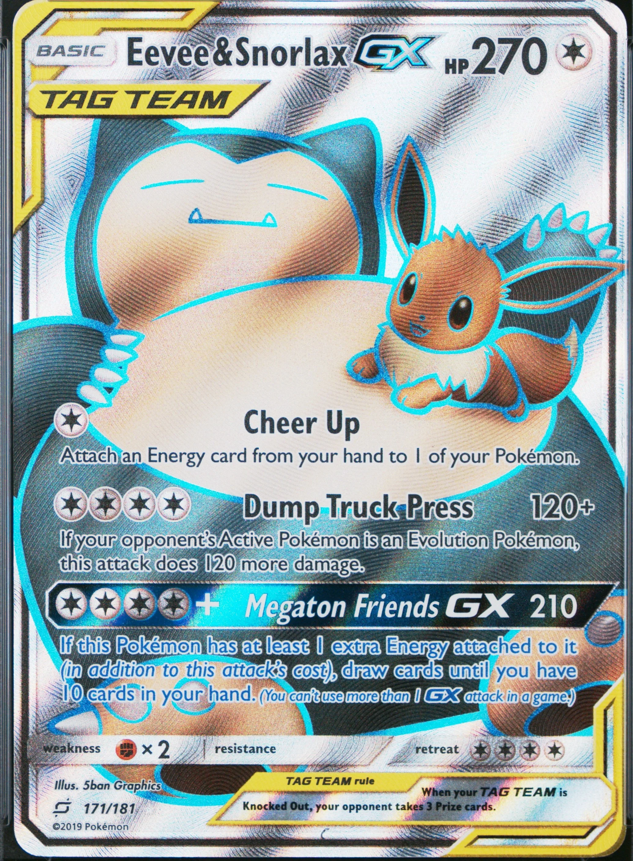Eevee & Snorlax GX