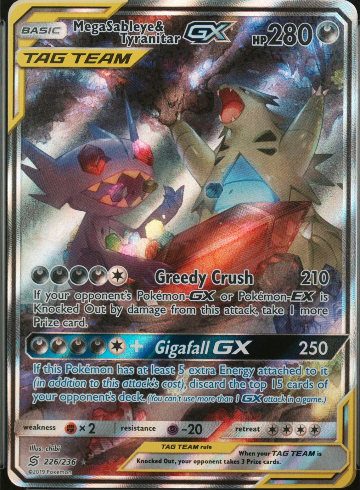 Mega Sableye & Tyranitar GX