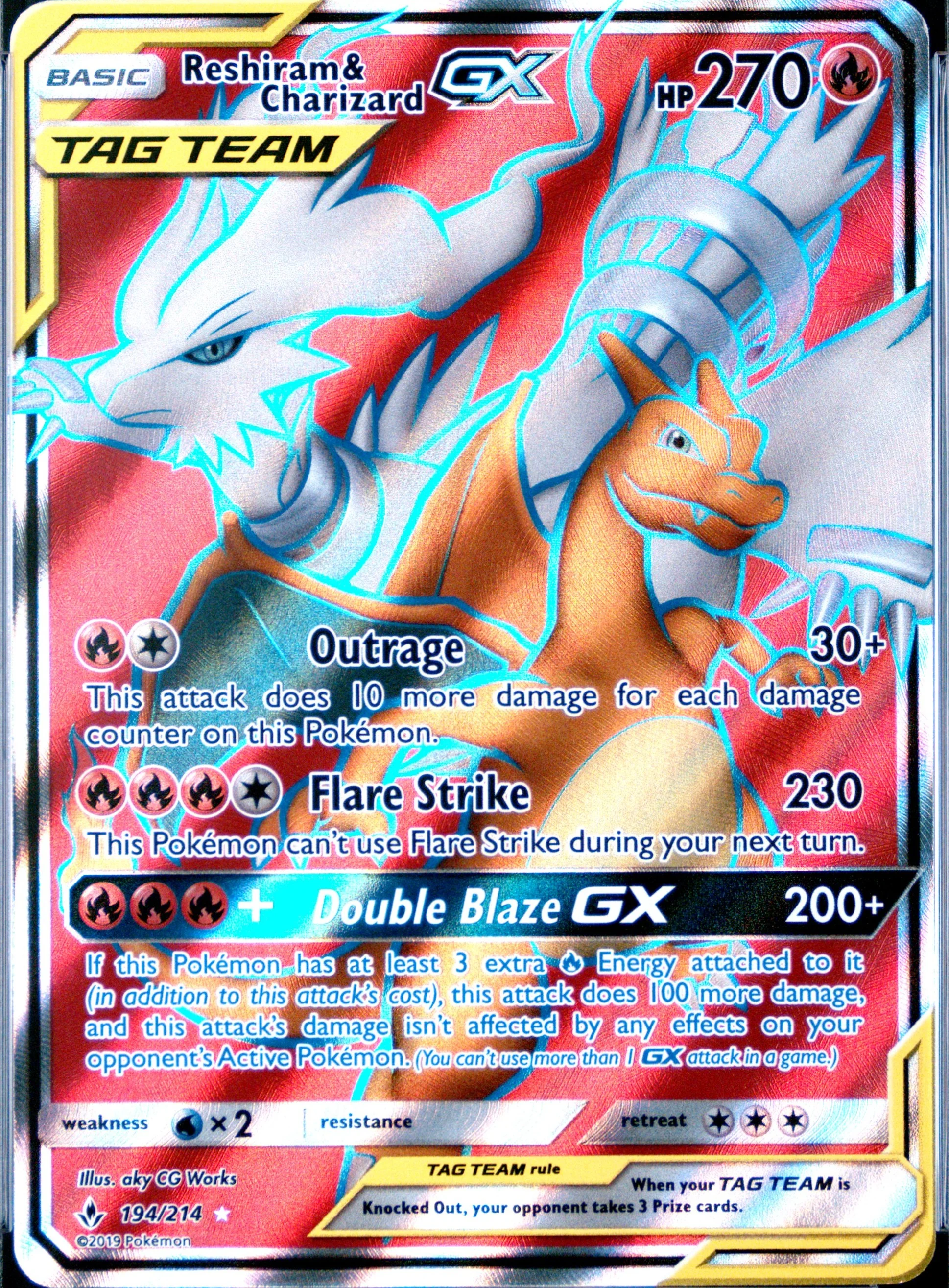 Reshiram & Charizard GX