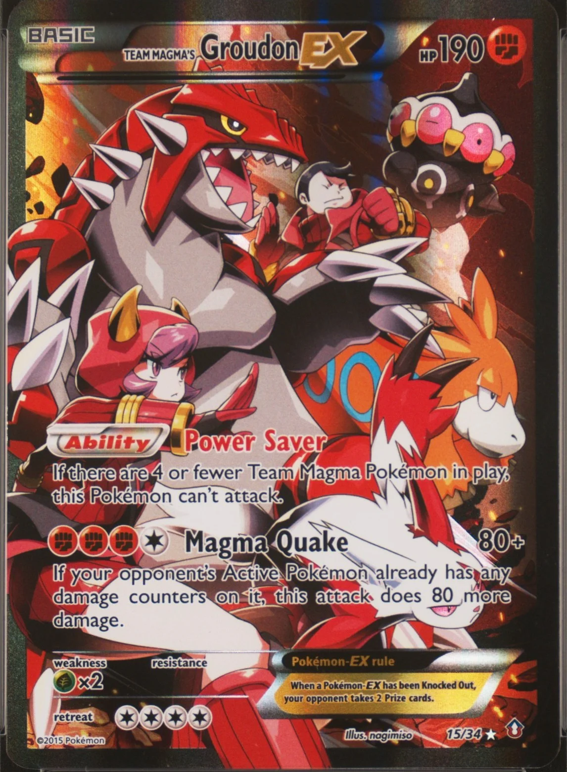 Team Magma's Groudon EX