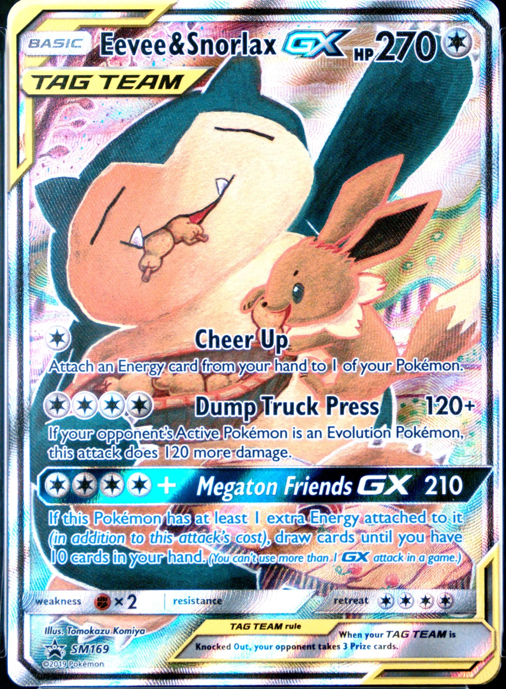 Eevee & Snorlax Gx