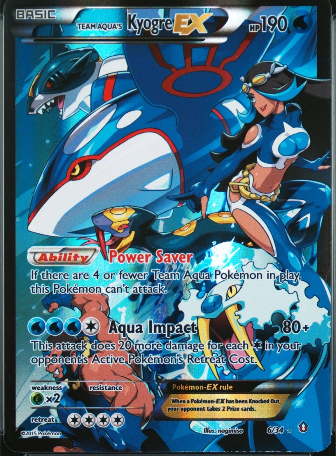 Team Aqua's Kyogre EX