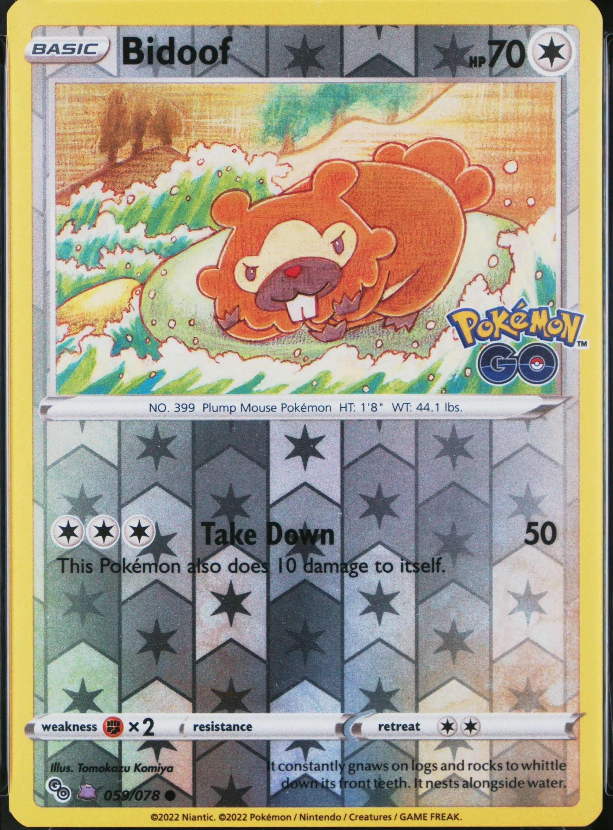 Bidoof-Reverse Foil