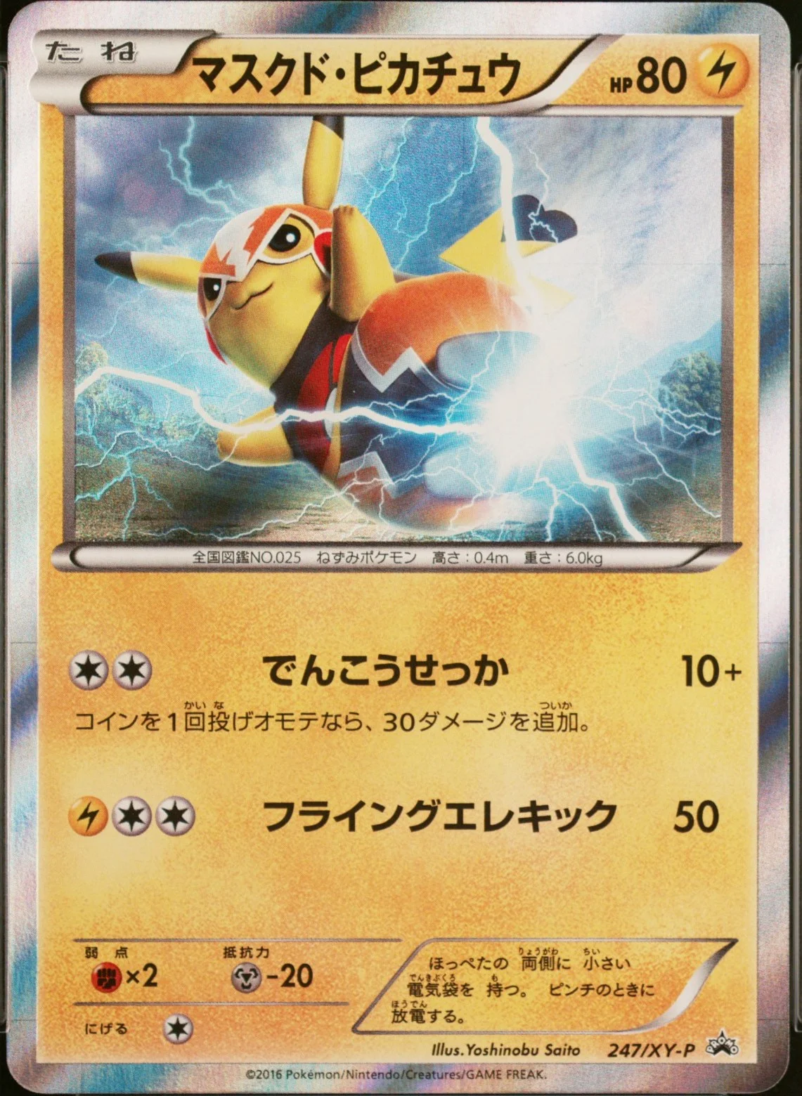 Pikachu Libre-Holo