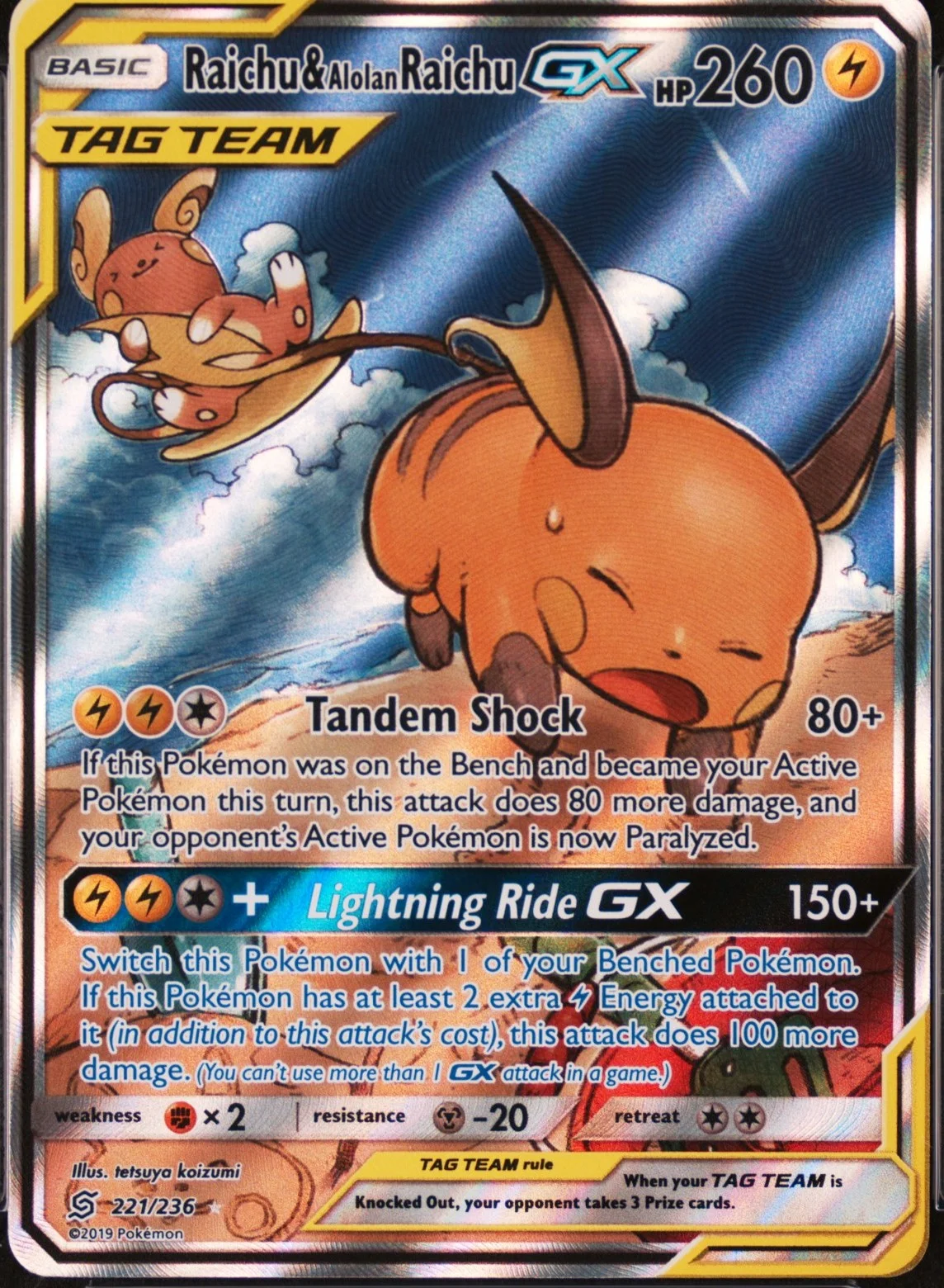 Aln.Raichu Gx
