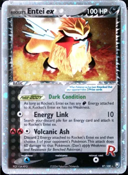 Rocket's Entei EX-Holo